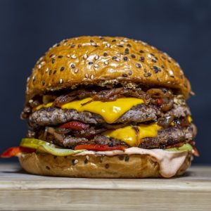 Classic Grilled Chicken Club Burger #17 [The Burger House Jeypore]