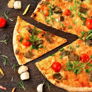 Alfredo White Sauce Pizza #6 [Jeypore Pizza Express]